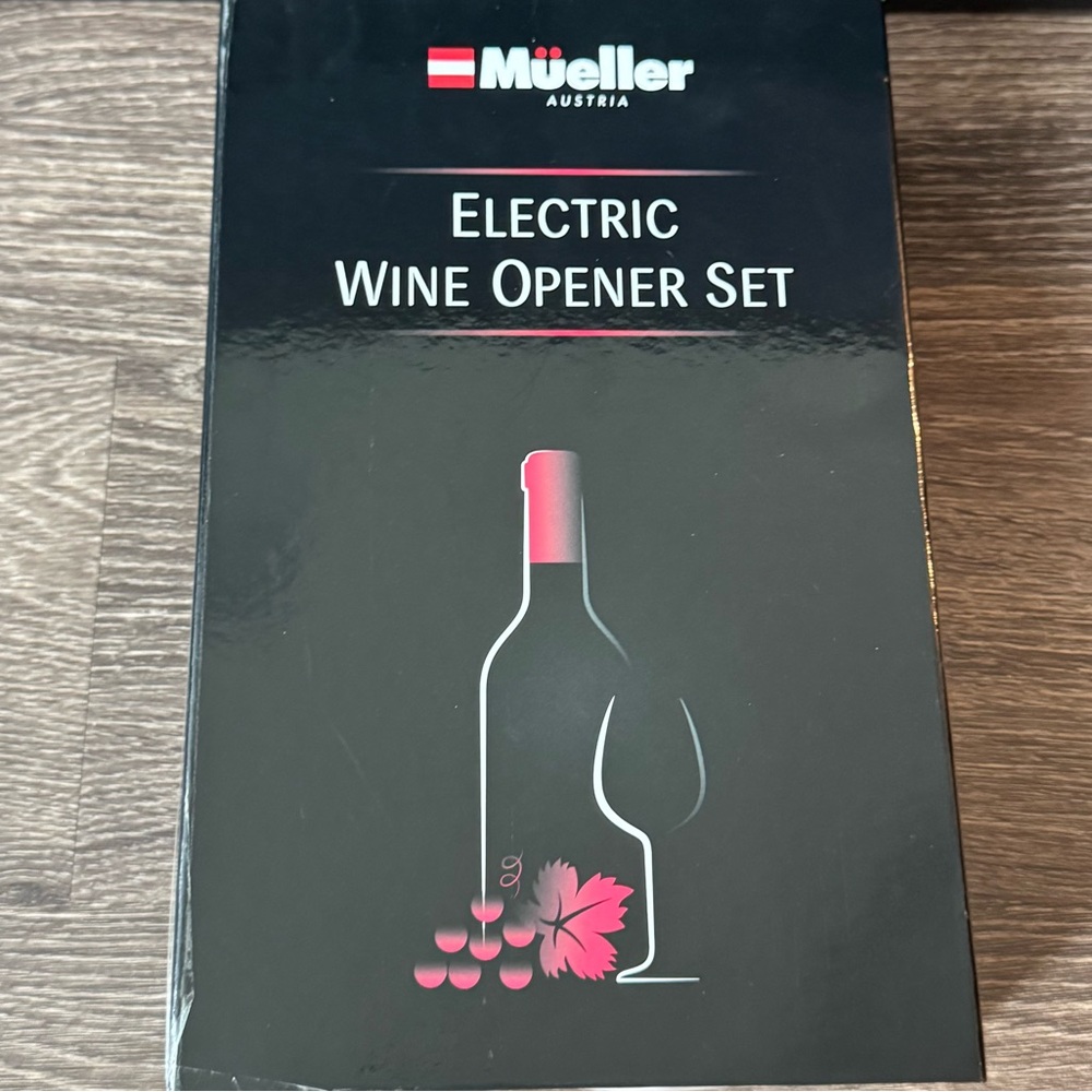 Electric Wine Opener Set – 7-Piece Gift Box (Model: WO-110)